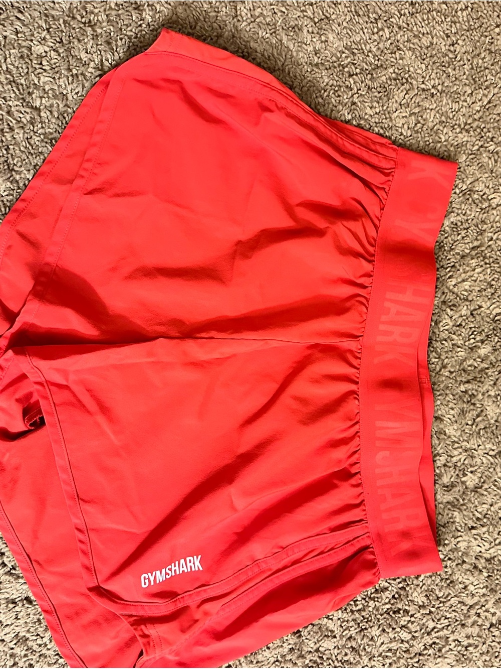 Gymshark Vibrant Red Running Shorts